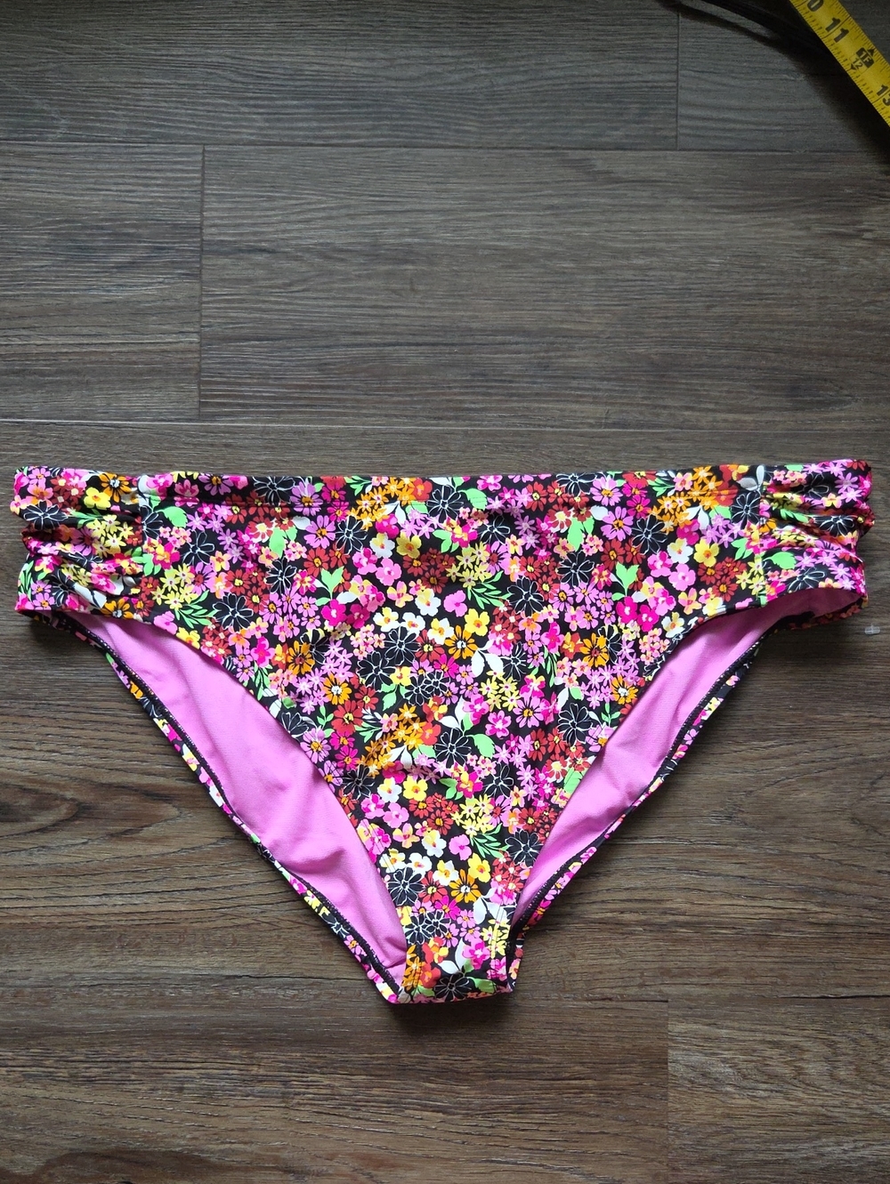Nwot California Sunshine Women’s Floral Bikini Bottom - Pink Multi Size 3x